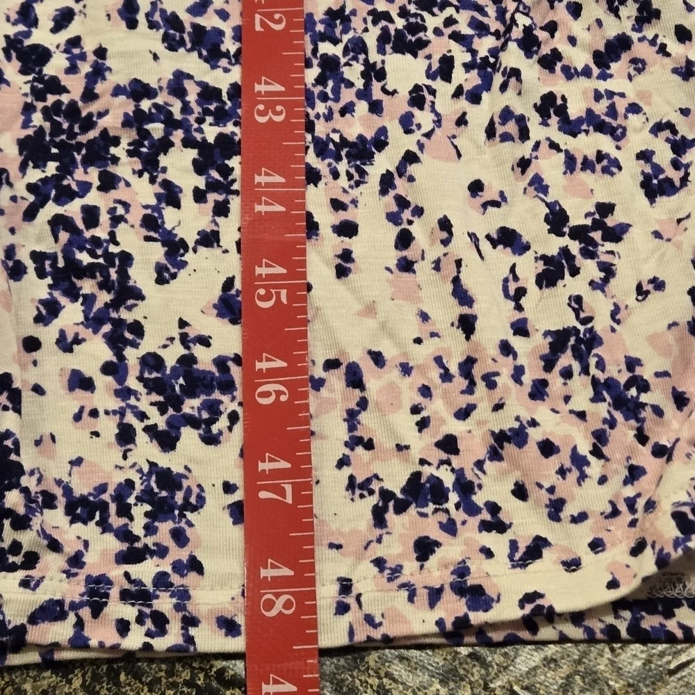 Alfani Maxi Dress Loungewear Sleeveless Pink Purple White Mottled Spots Women L - Picture 15 of 15